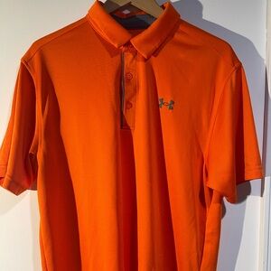 Under armour gold tee shirt Orange